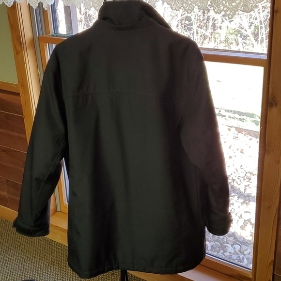Weatherproof Double Lined Zip Fleece Pockets Collared Adjust Sleeves Sz M Jacket - Picture 3 of 14